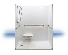 Walk in shower in Schneider by Independent Home Products, LLC